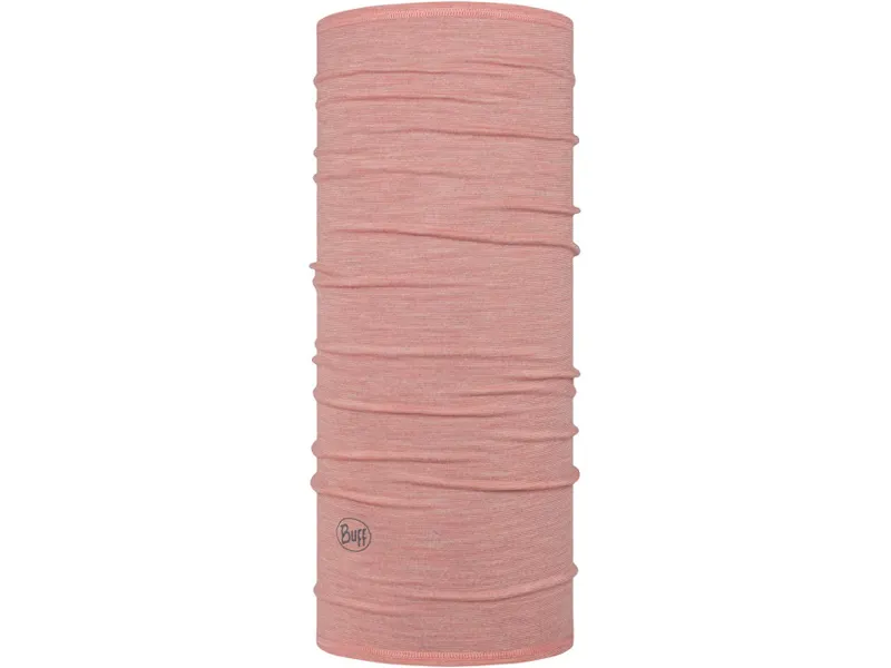 Buff Adult Lightweight Merino Wool Tubular Multistripes Light Rosewood